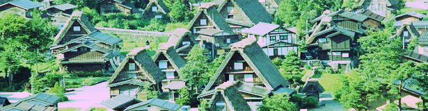 白川郷の素晴らしい光景